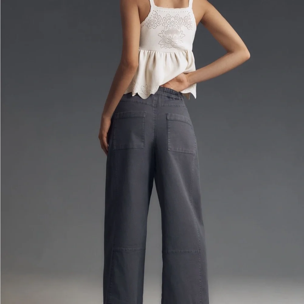 The Izzie Relaxed Pull-On Barrel Pants by Pilcro - Picture 3 of 5